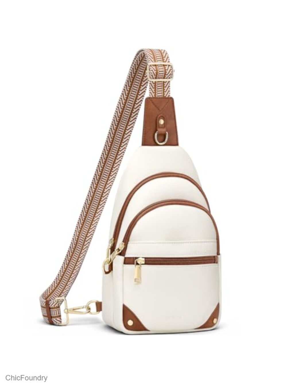 Anti Theft Crossbody Sling Bag RFID Travel Purse Faux Leather